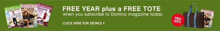 DOMINO : FREE YEAR plus a FREE TOTE