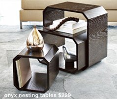 onyx nesting tables