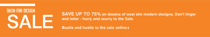DASH FOR DESIGN SALE