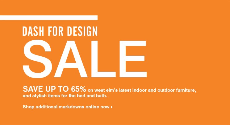 DASH FOR DESIGN SALE