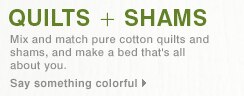 QUILTS + SHAMS