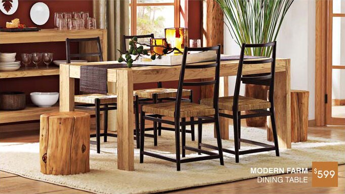 MODERN FARM DINING TABLE