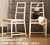 ladderback chair