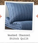 Washed Channel Stitch Quilt