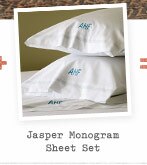Jasper Monogram Sheet Set