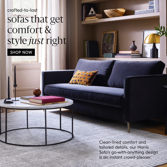 sofas that get comfort & style just right
