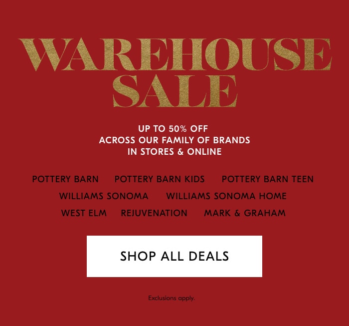 Warehouse Sale: Shop All Deals
