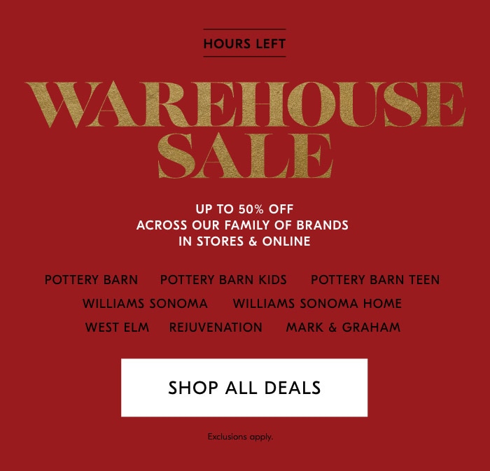 Warehouse Sale: Shop All Deals