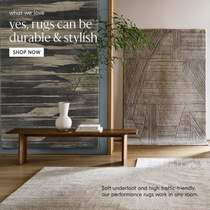 yes, rugs can be durable & stylish