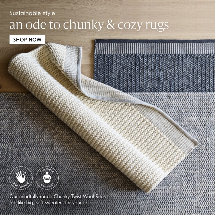 an ode to chunky & cozy rugs