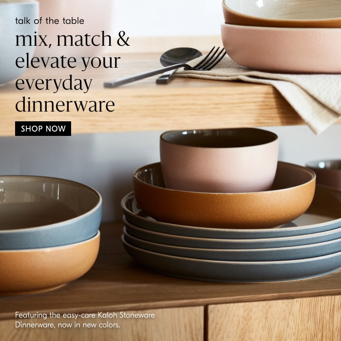 mix, match & elevate your everyday dinnerware