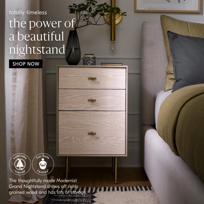 the power of a beautiful nightstand