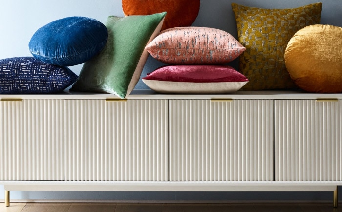 inspire & delight with colorful pillows