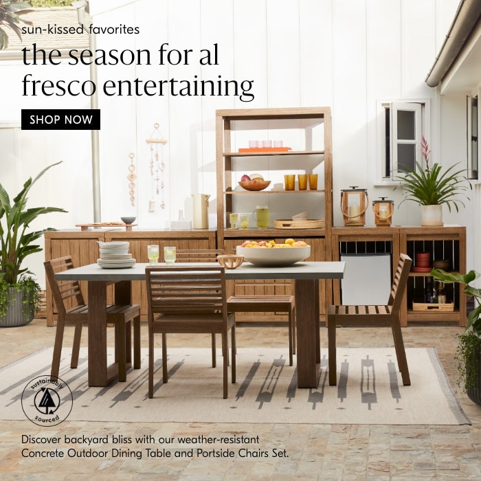the season for al fresco entertaining
