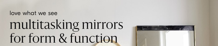 multitasking mirrors for form & function