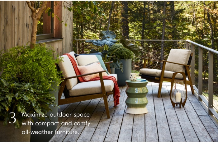 Maximize outdoor space