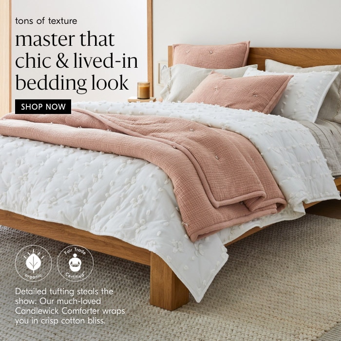 master that chic & lived-in bedding look