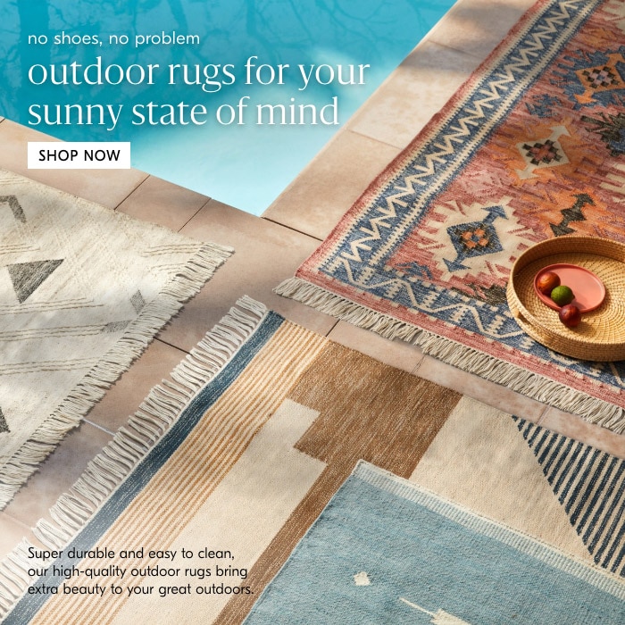 outdoor rugs for your sunny state of mind