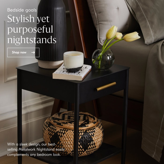Stylish yet purposeful nightstands
