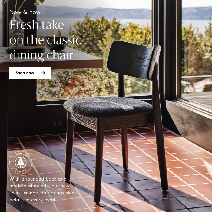 Fresh take on the classic dining chair