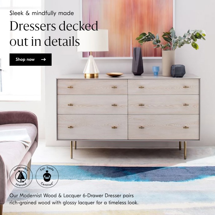 Dressers decked out in details
