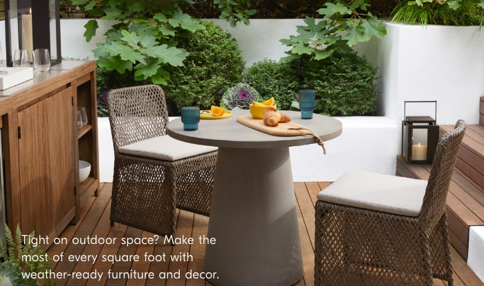Dining al fresco is highly recommended