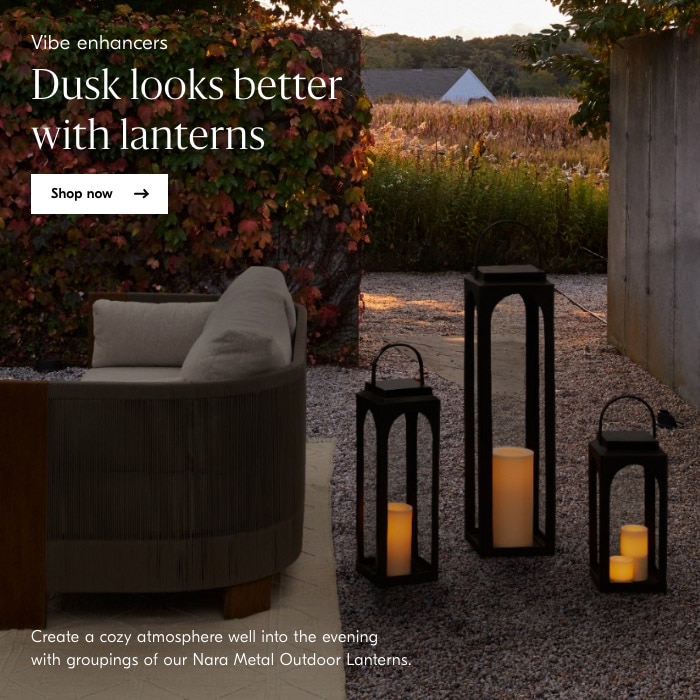 Dusk looks better with lanterns
