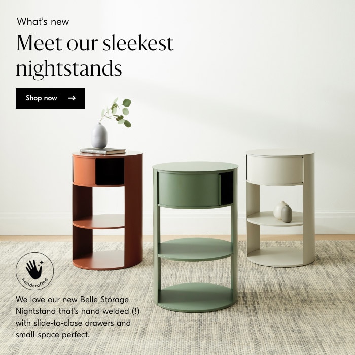 Meet our sleekest nightstands