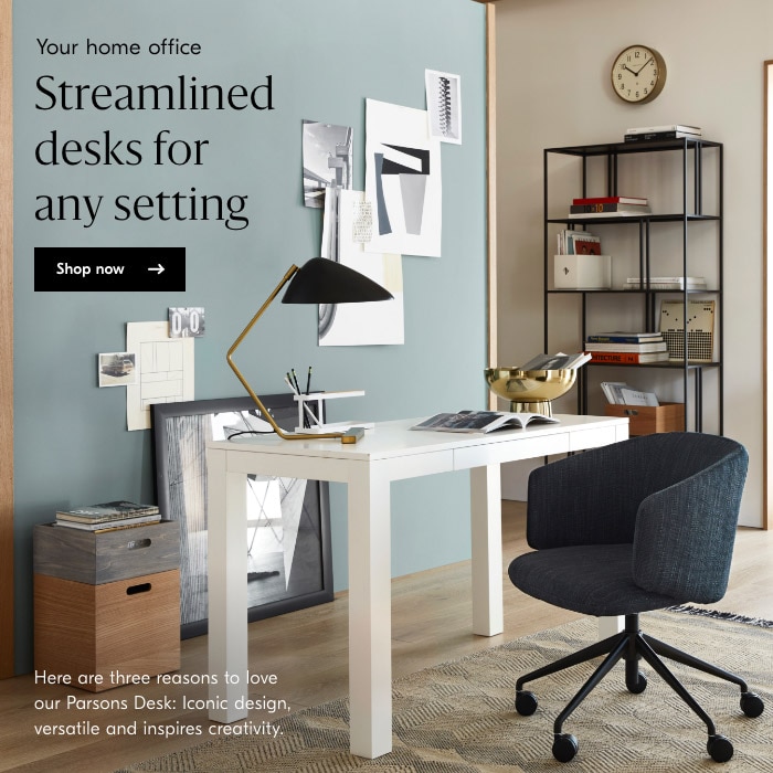 Streamlined desks for any setting