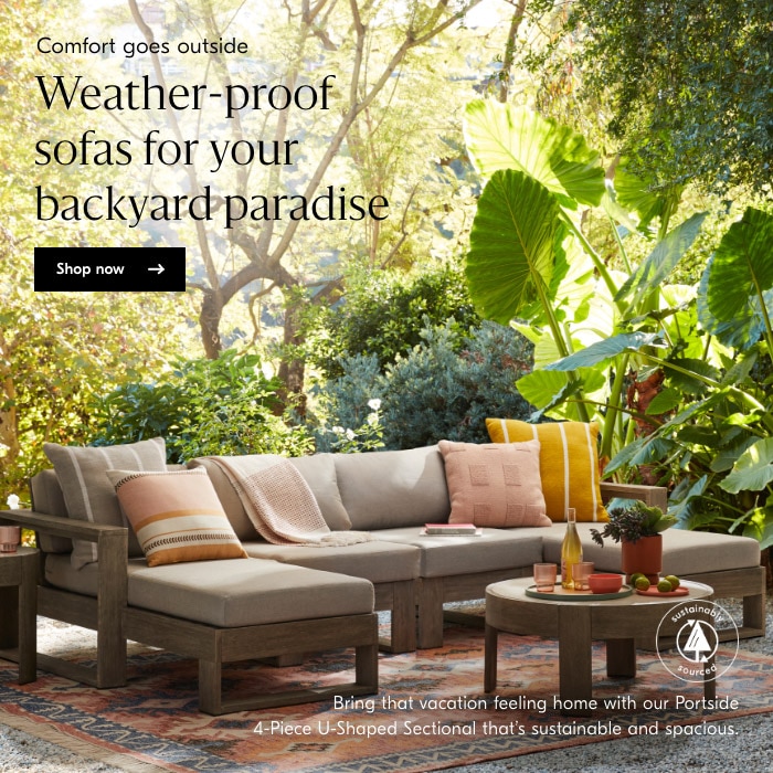 Weather-proof sofas for your backyard paradise