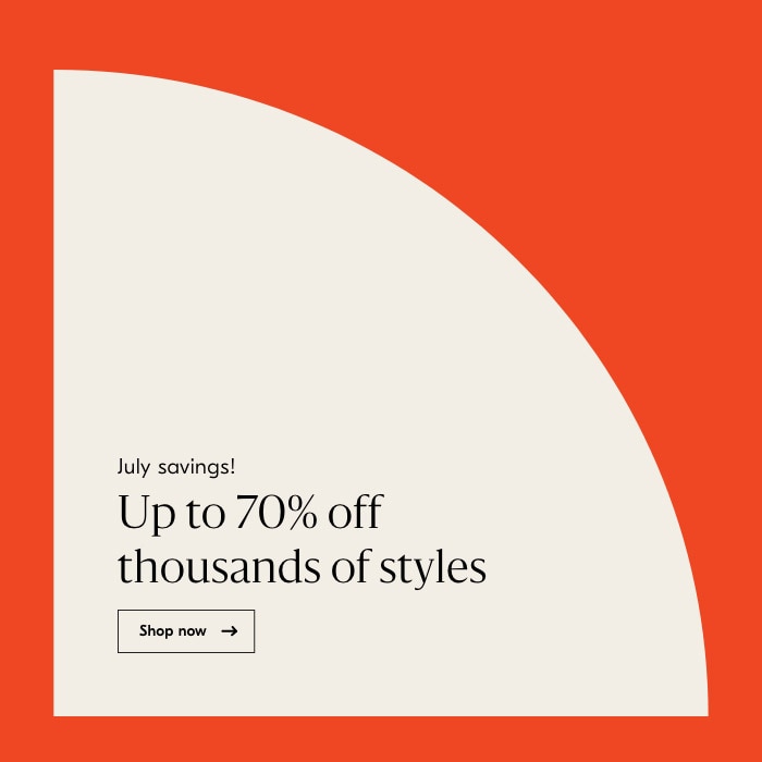 Up to 70% off thousands of styles