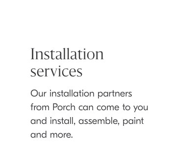 Installation services