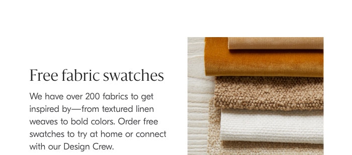 Free fabric swatches
