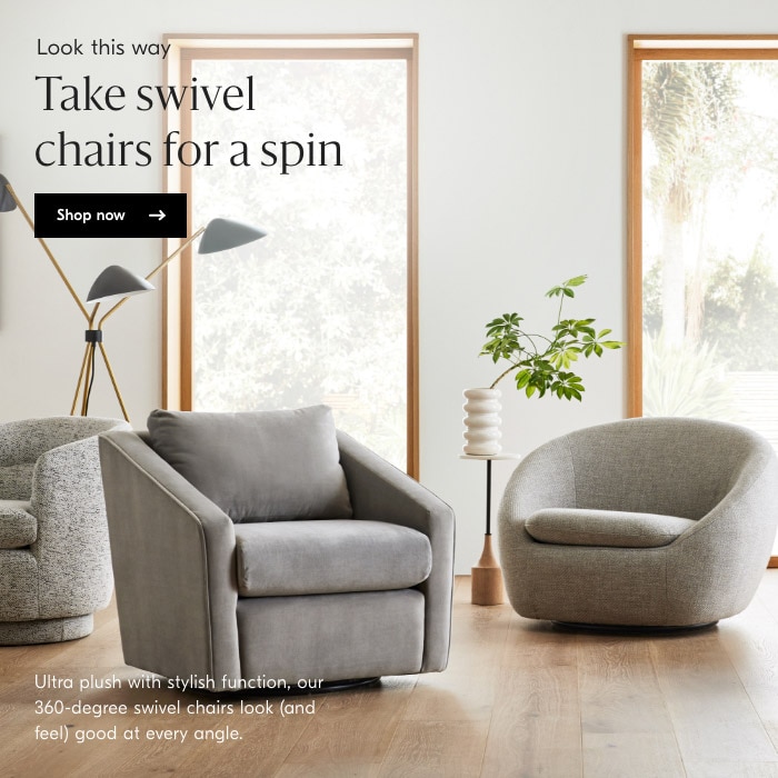 Take swivel chairs for a spin
