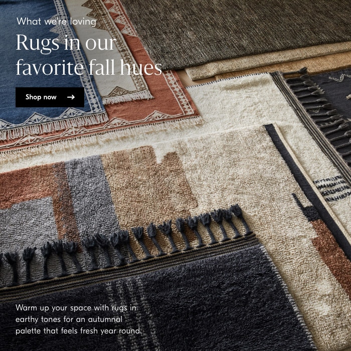 Rugs in our favorite fall hues