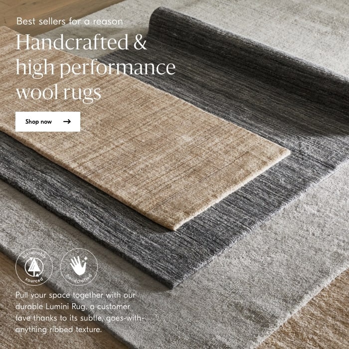 Handcrafted & high performance wool rugs