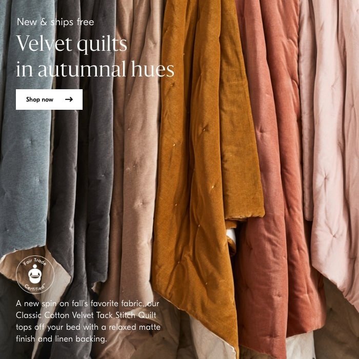 Velvet quilts un autumn hues