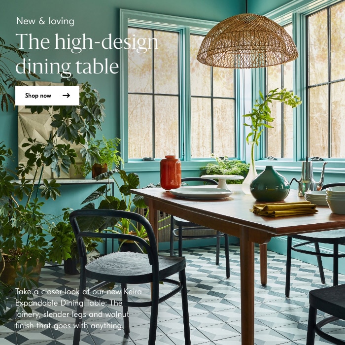 The high-design dining table