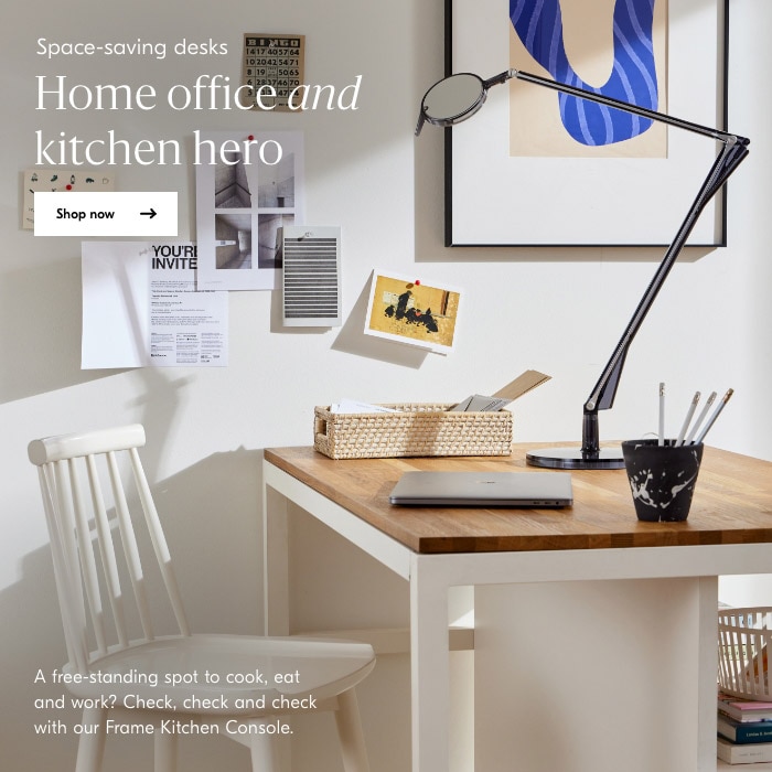 Space-saving desks