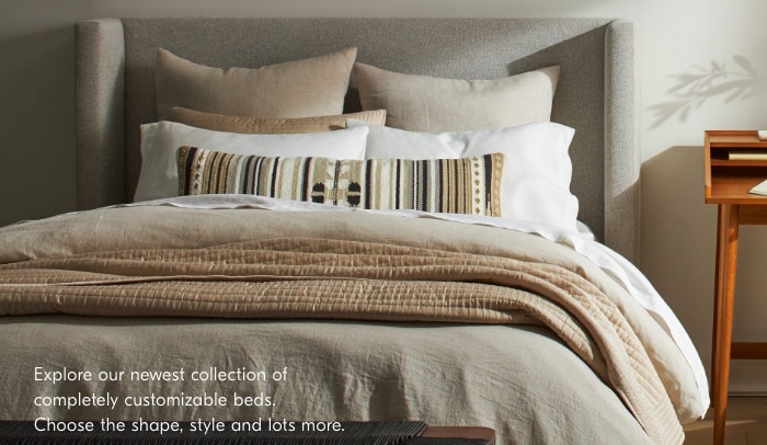 New upholstered beds