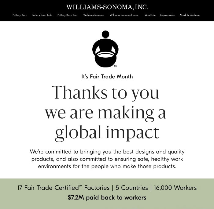 It's Fair Trade Month