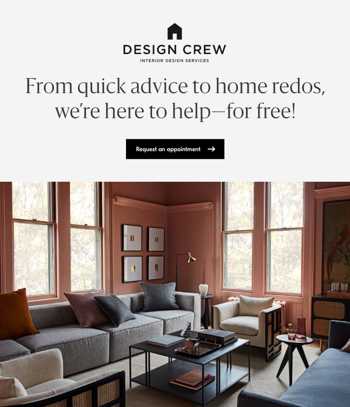 Design Crew. Request an appointment