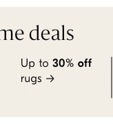 Up to 30% off rugs