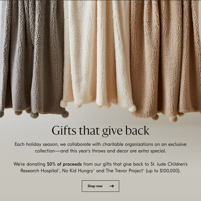 Gifts that give back