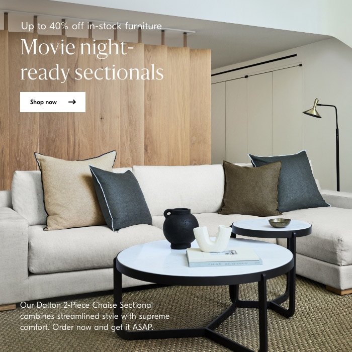 Up to 40% off in-stock furniture