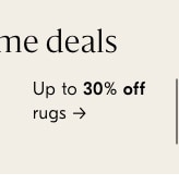Up to 30% off rugs