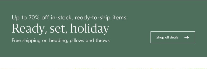 Ready, set, holiday