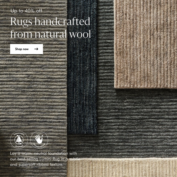 Rugs handcrafted from natural wool
