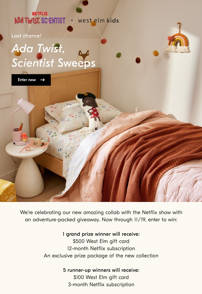 Ada Twist, Scientist Sweeps. Enter now
