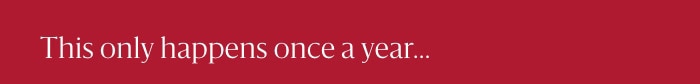 This only happens once a year...